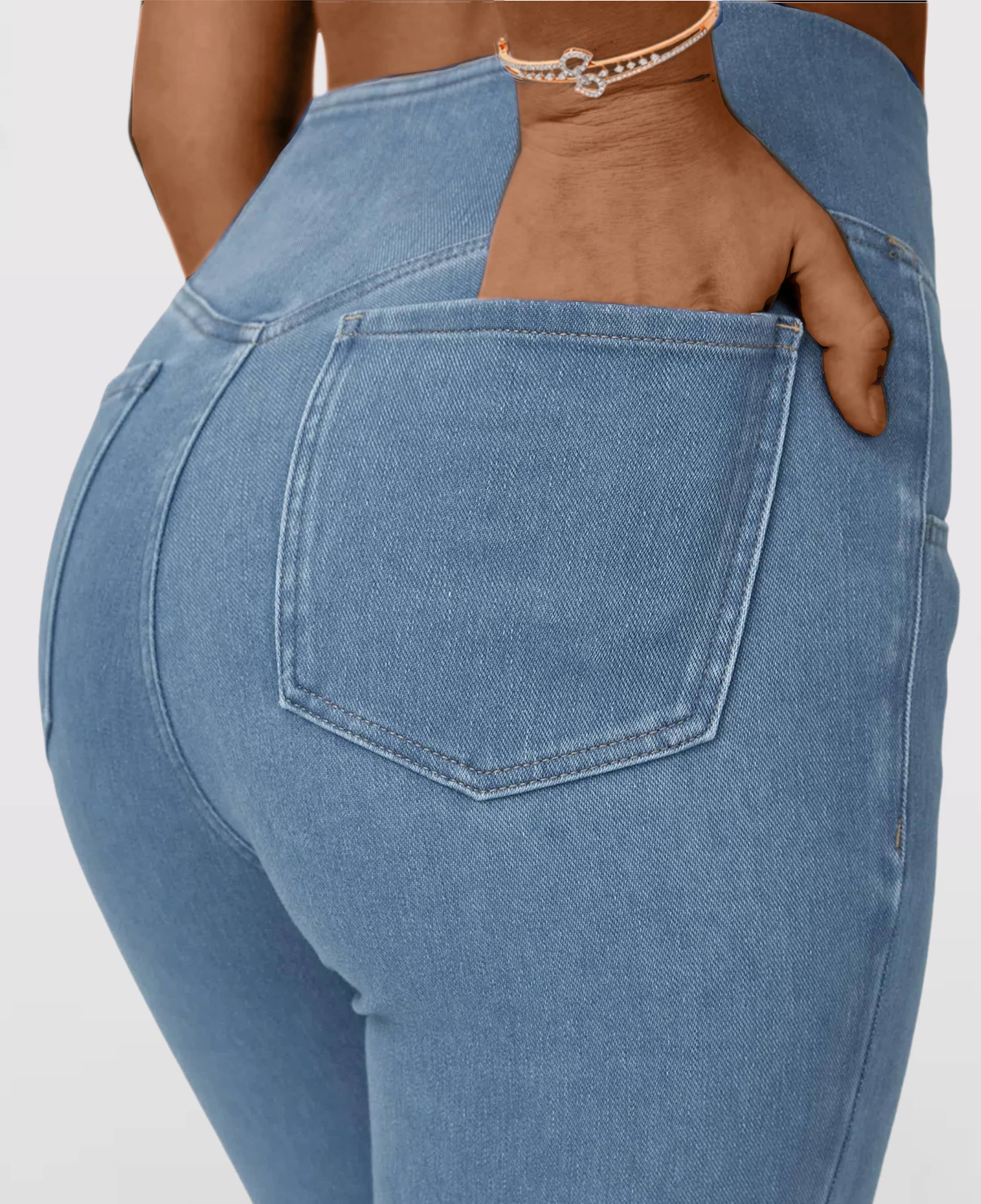 Tena™ | Stretchy Jeans met Hoge Taille