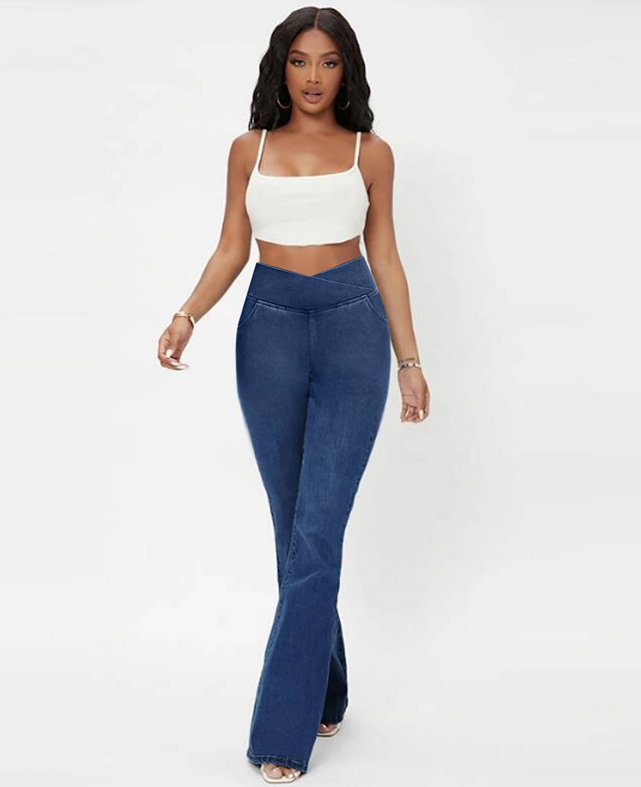 Tena | Stretchy Jeans met Hoge Taille