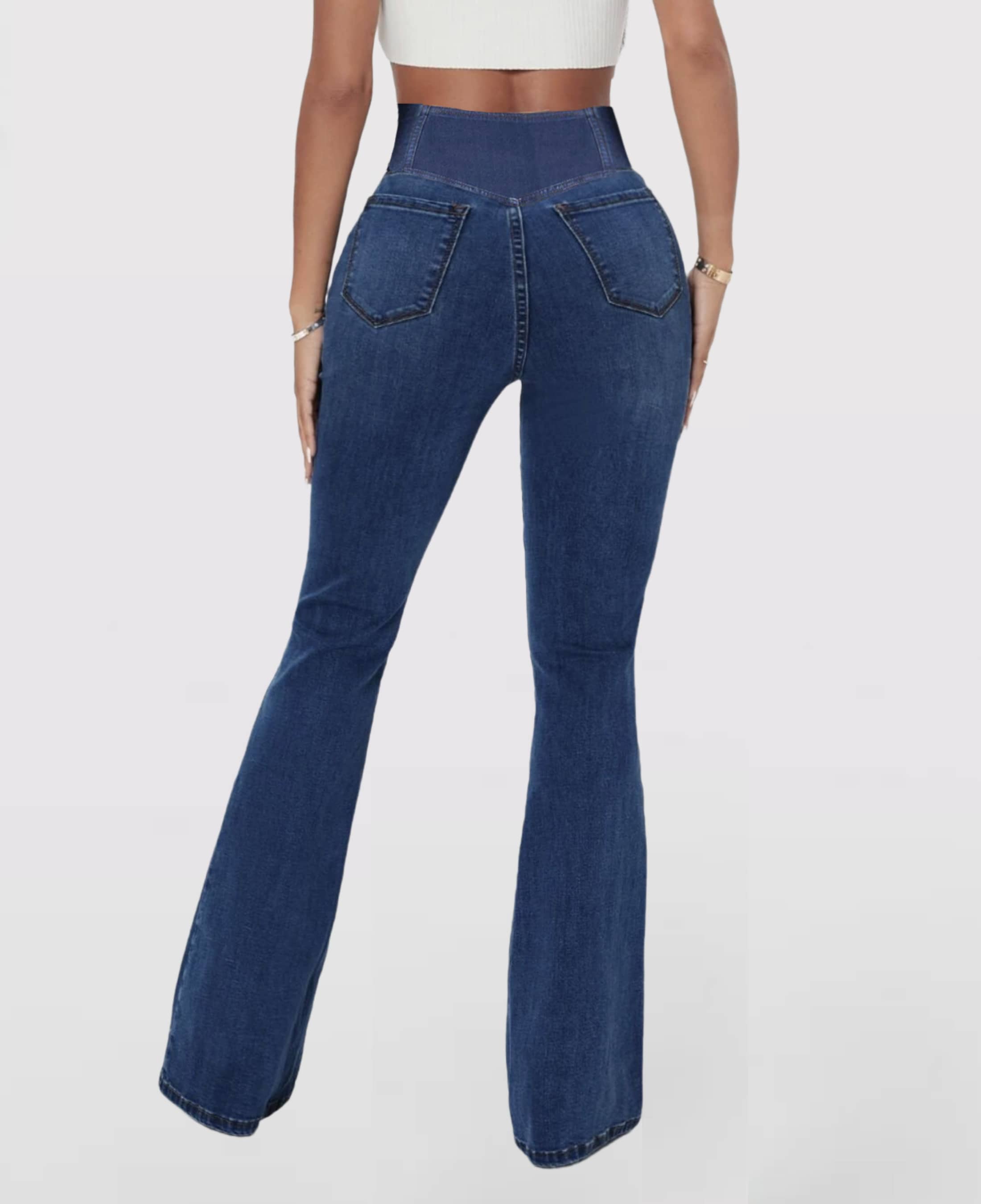 Tena | Stretchy Jeans met Hoge Taille